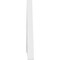 Ekena Millwork Pitch Preston Architectural Grade PVC Gable Pediment, 48"W x 10"H x 1"P (5/12) GPP048X010X100PRE - alternate 3